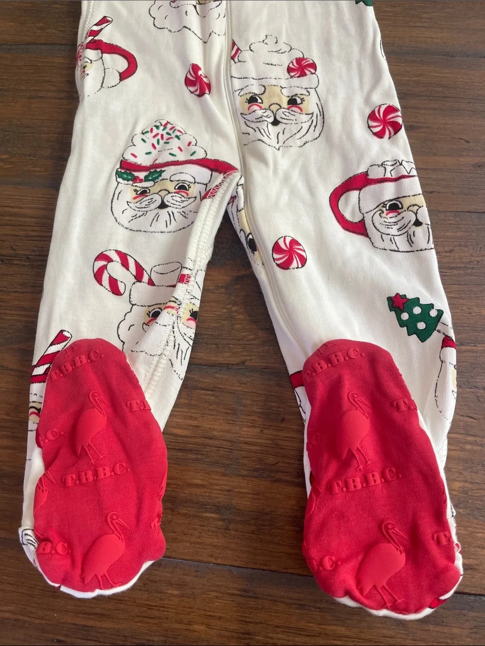 TBBC - Holiday Santa One-Piece Pajamas